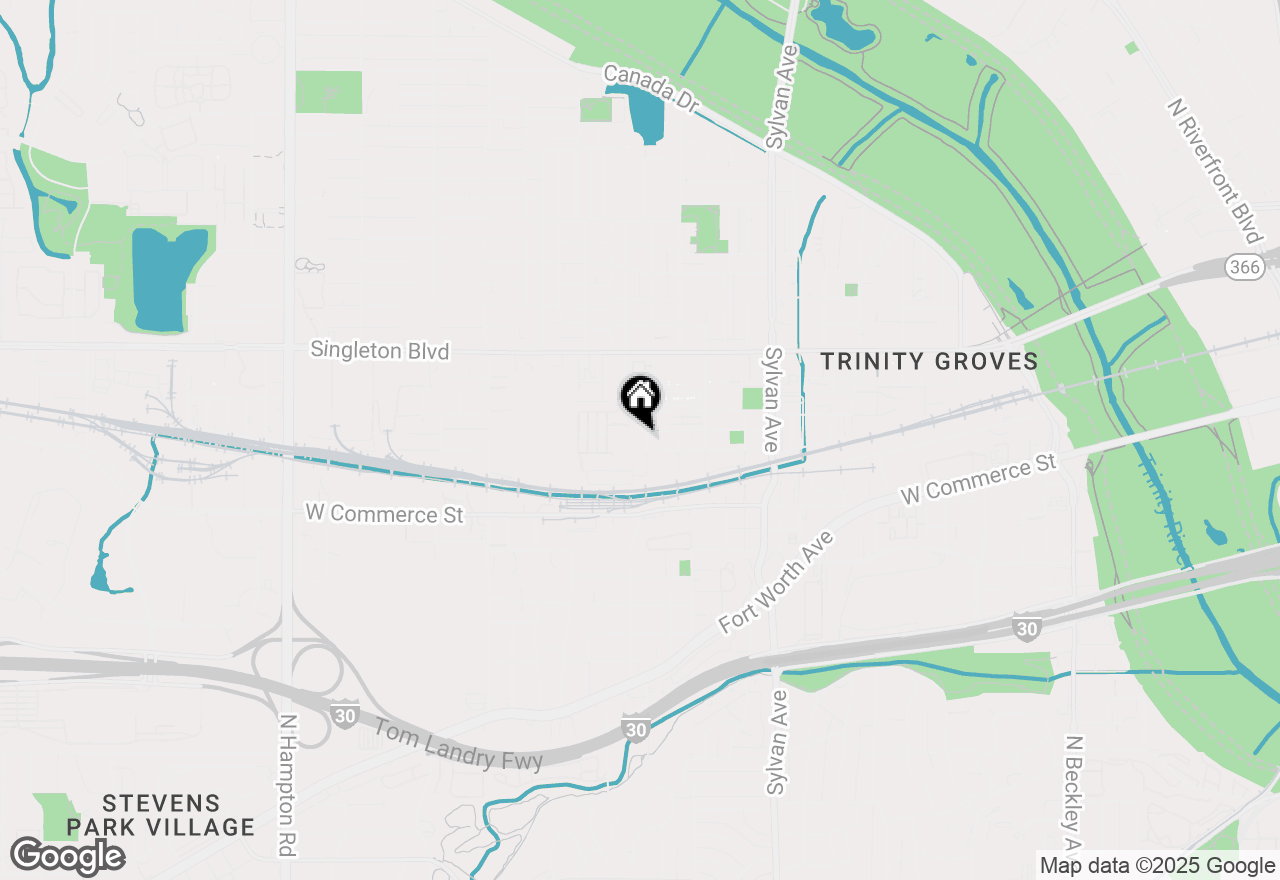 Map of 2511 Crossman Avenue, Dallas, TX 75212