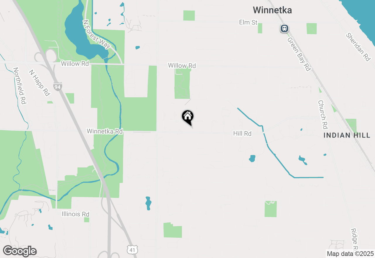 Map of 111 Apple Tree Road, Winnetka, IL 60093