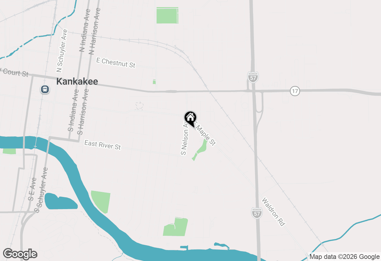 Map of 439 Country Club Drive, Kankakee, IL 60901