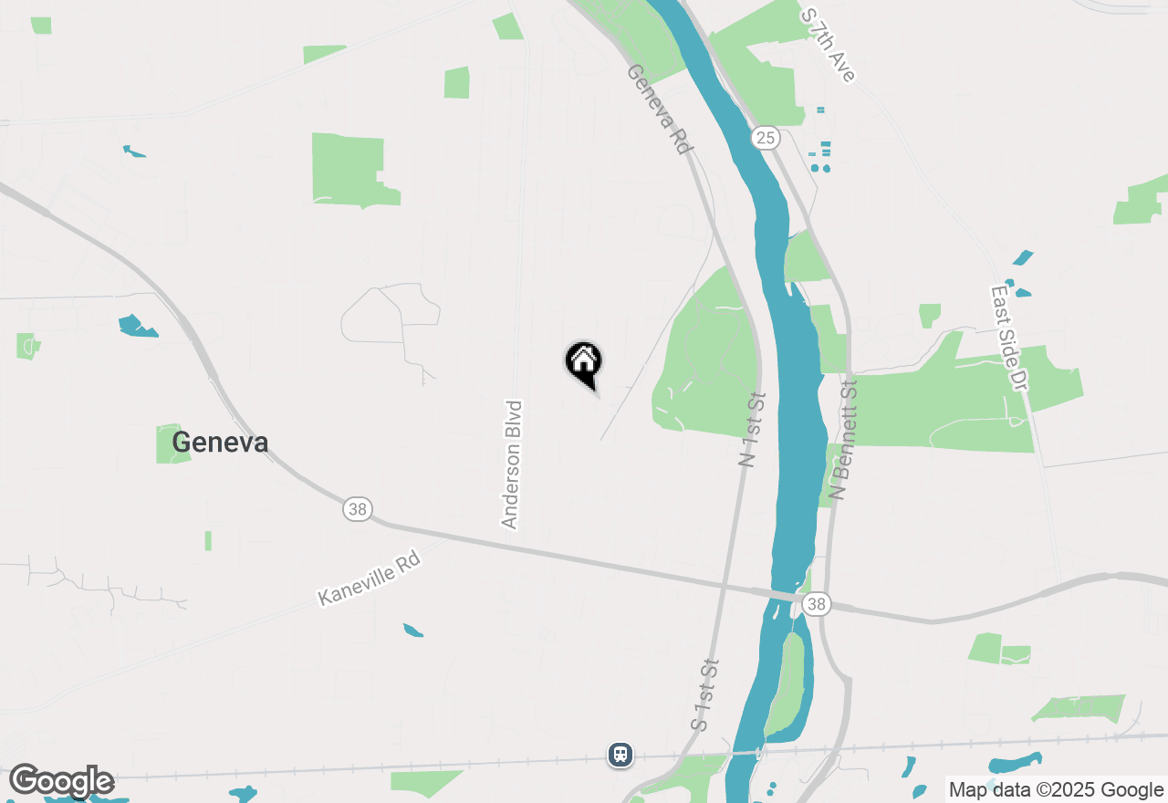 Map of 517 Illinois Street, Geneva, IL 60134