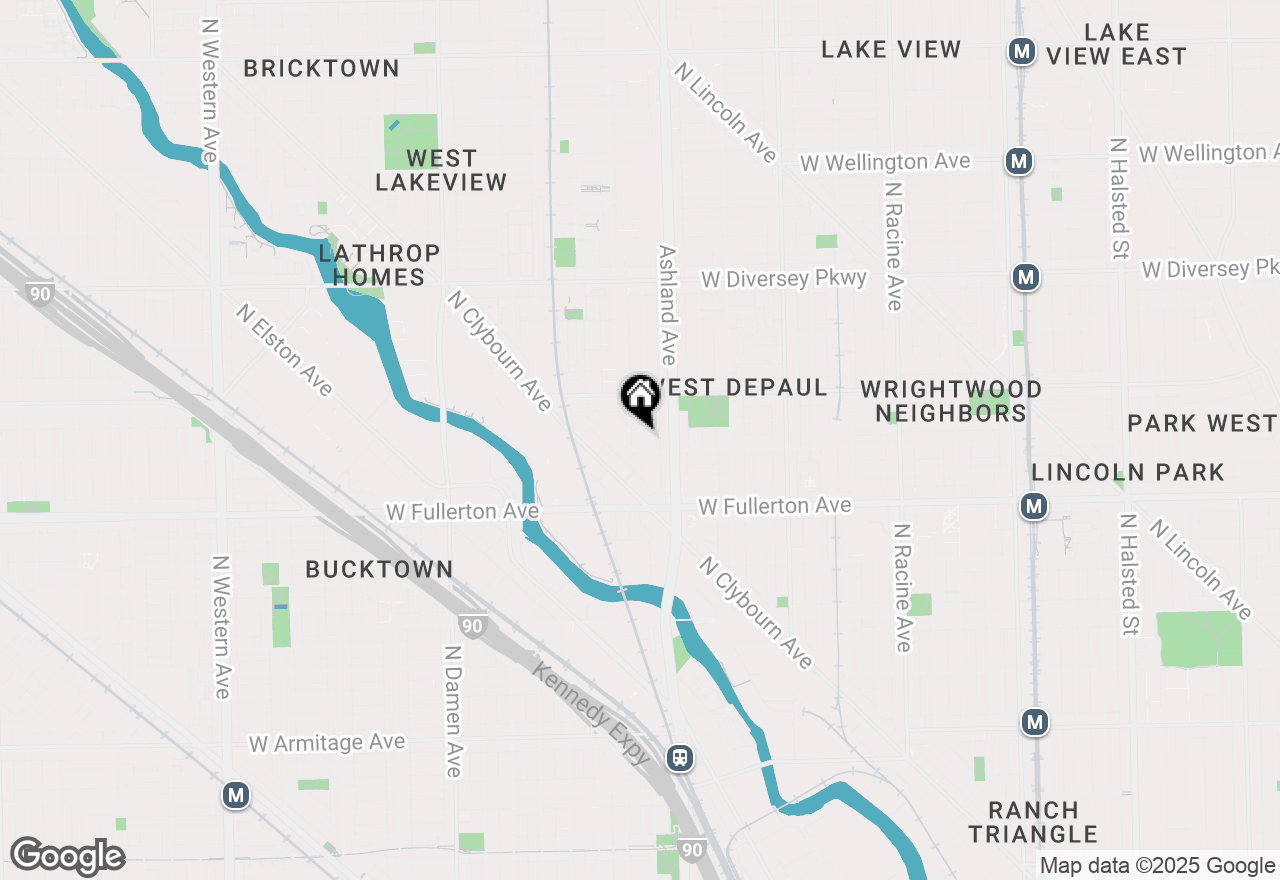 Map of 2510 N Marshfield Avenue, Chicago, IL 60614