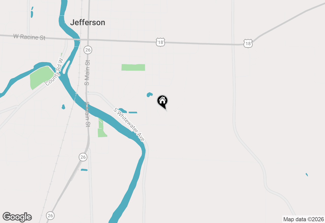 Map of 622 Champions Ct, Jefferson, WI 53549