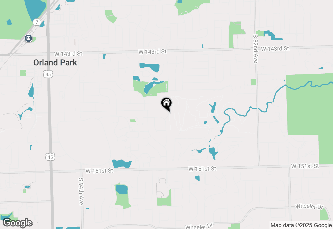 Map of 14712 S 88th Avenue, Orland Park, IL 60462