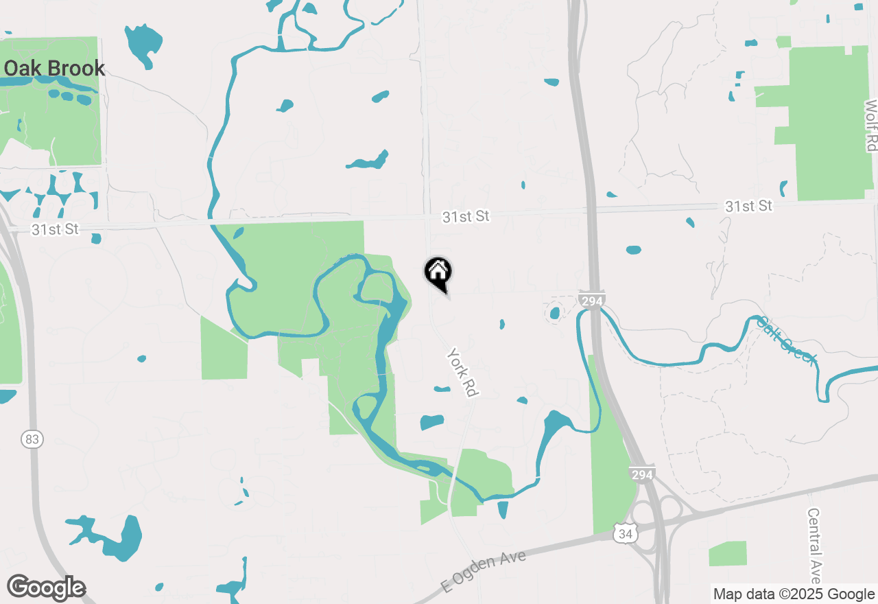 Map of (Address confidential), Oak Brook, Illinois 60523