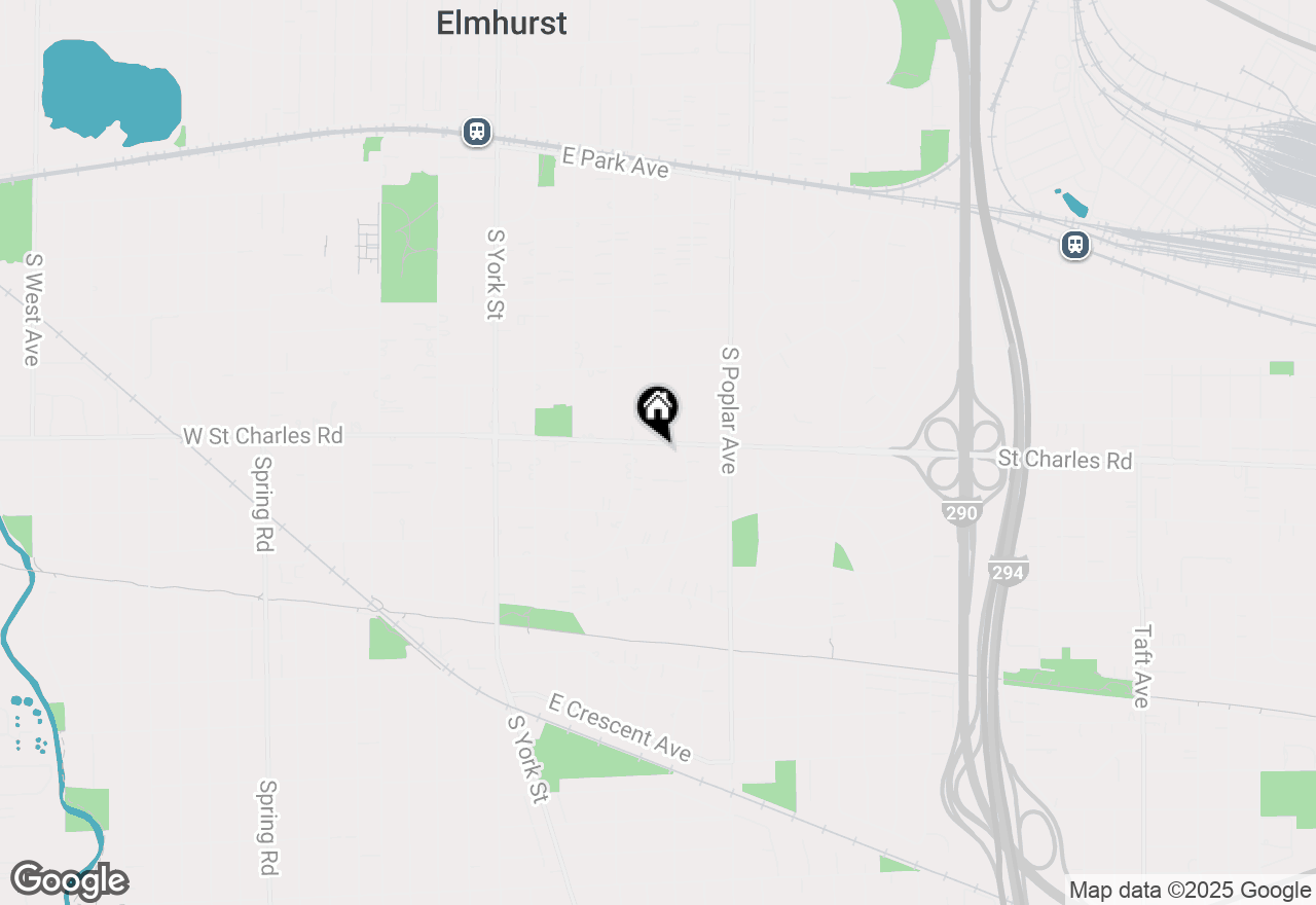 Map of 234 E Saint Charles Road, Elmhurst, IL 60126