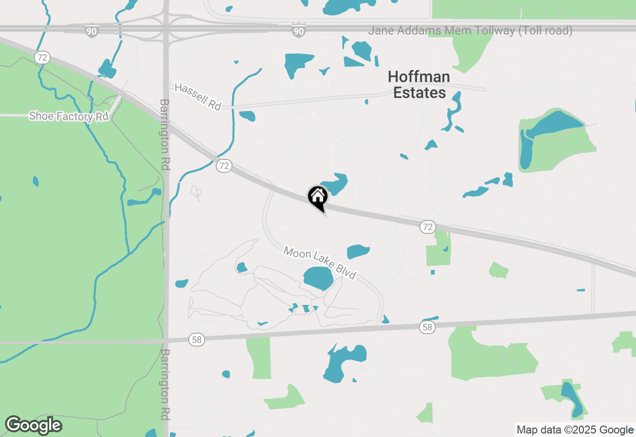 Map of 1672 Cornell Drive, Hoffman Estates, IL 60169