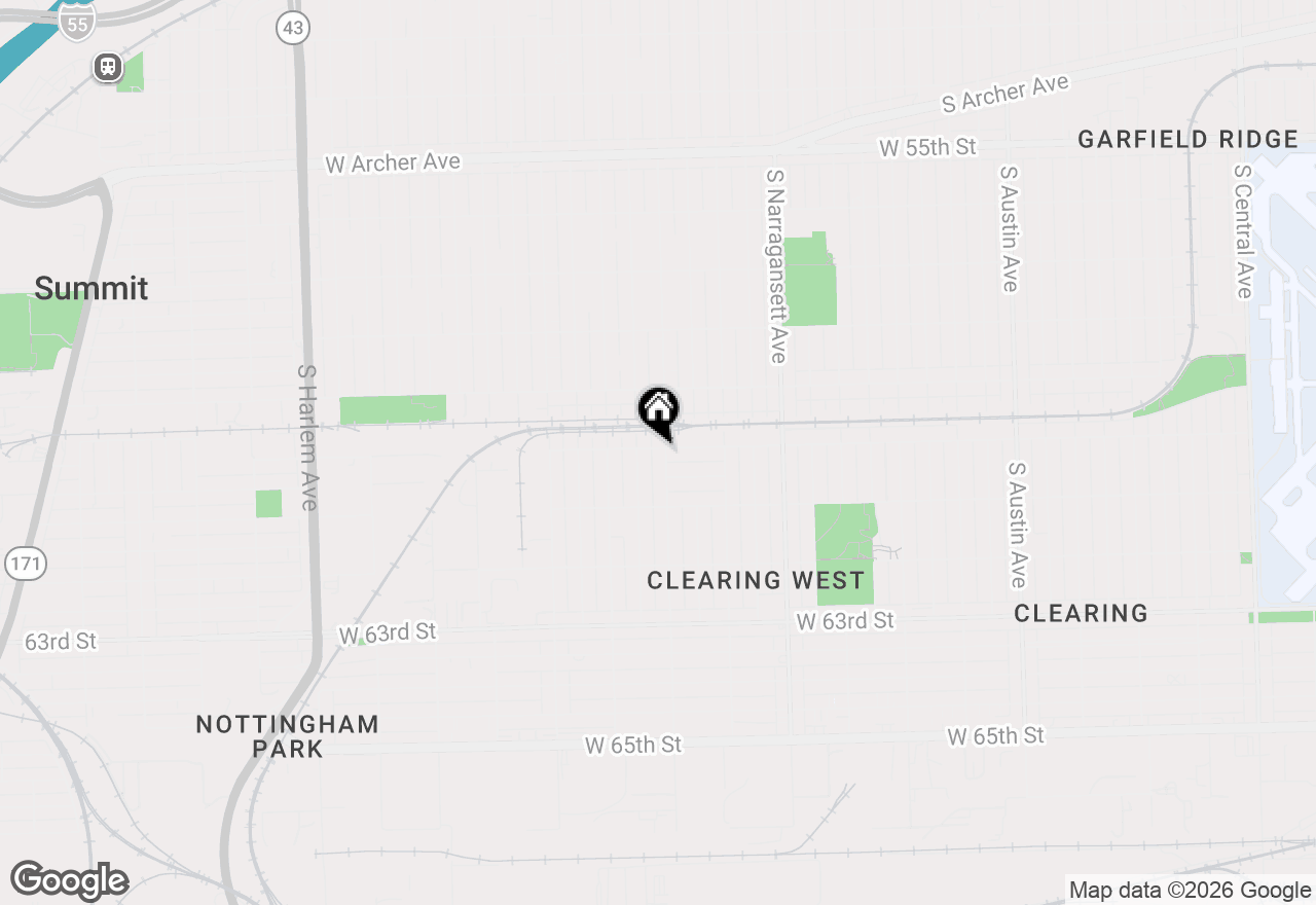 Map of 6000 S Nashville Avenue, Chicago, IL 60638