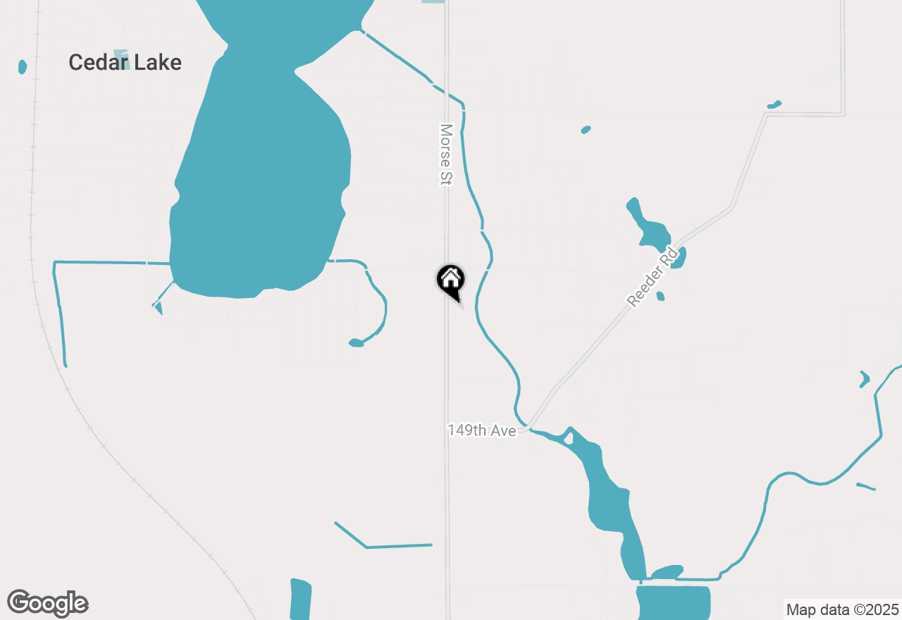 Map of 14603 Morse Street, Cedar Lake, IN 46303