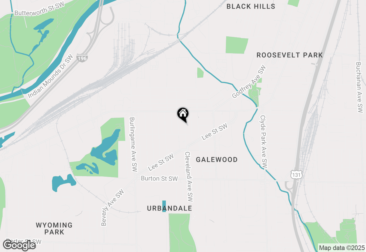 Map of 1655 Cleveland Avenue Sw, Wyoming, MI 49509