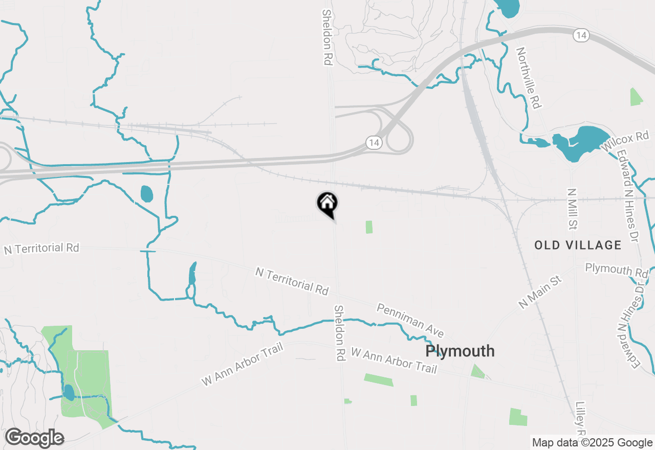 Map of 1530 Nantucket Road, Plymouth, MI 48170