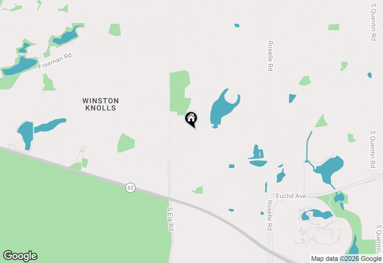 Map of 688 Thompsons Way, Inverness, IL 60067