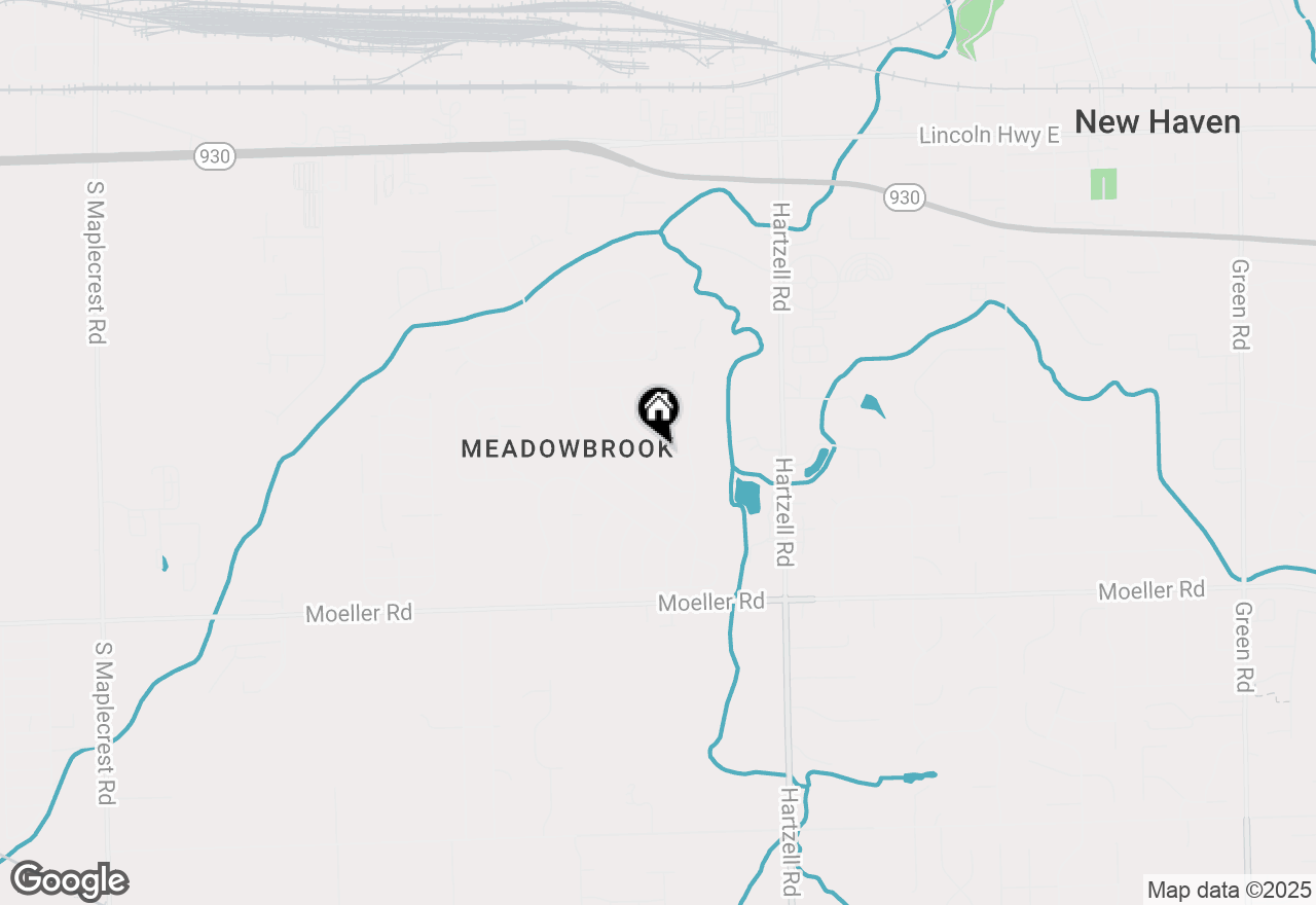 Map of 1406 Asbury Drive, New Haven, IN 46774