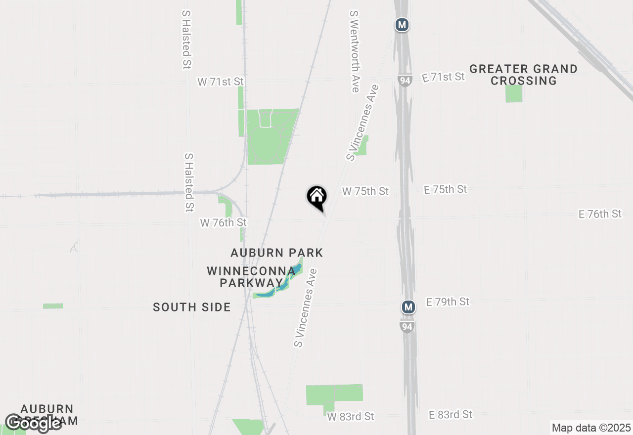 Map of 7556 S Harvard Avenue, Chicago, IL 60620