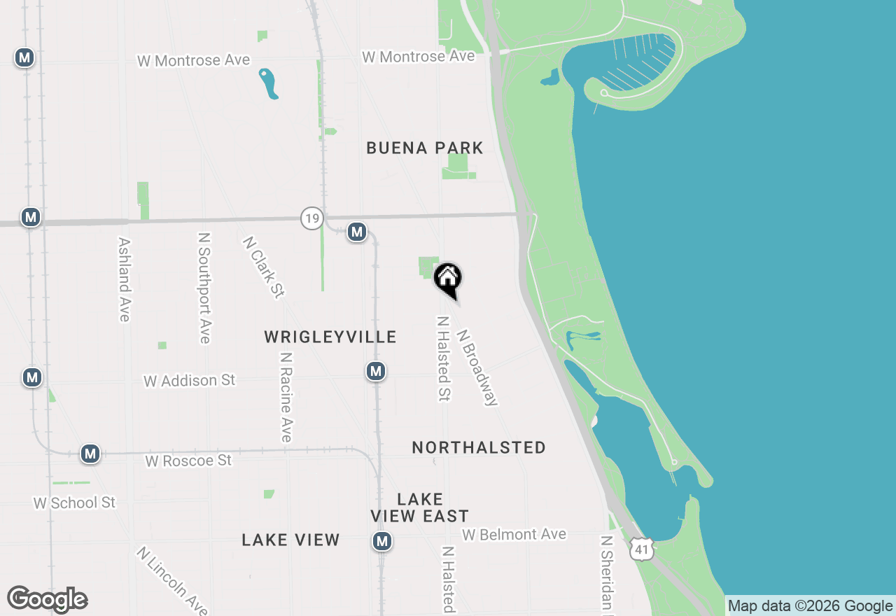 Map of 3751 N Halsted Street #216, Chicago, IL 60613