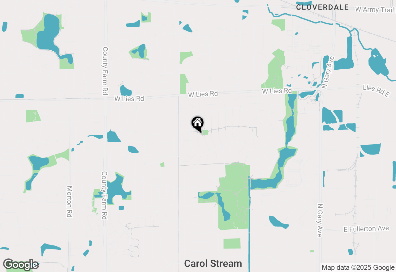 Map of 887 Wabash Street, Carol Stream, IL 60188