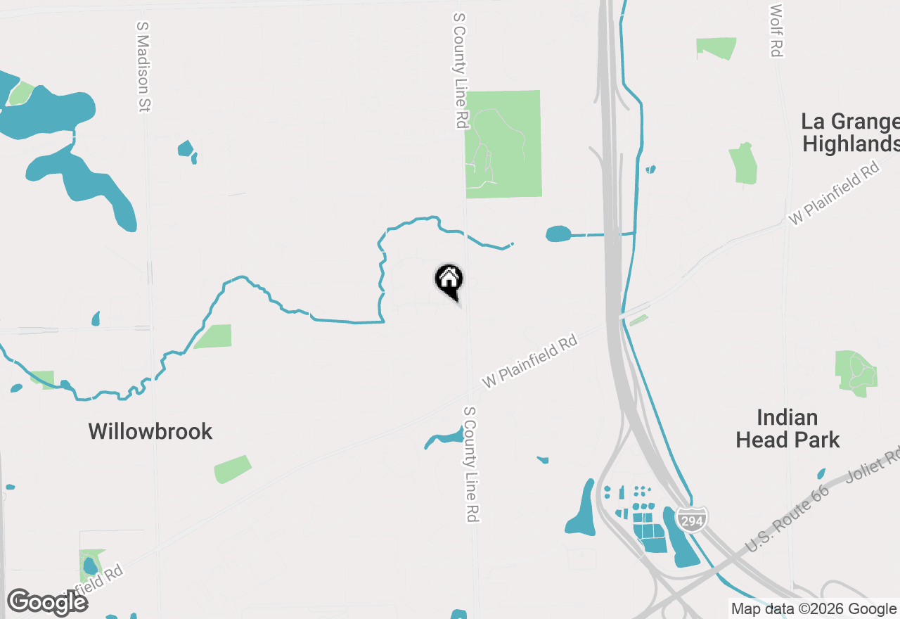 Map of 1604 Burr Ridge Club, Burr Ridge, IL 60527