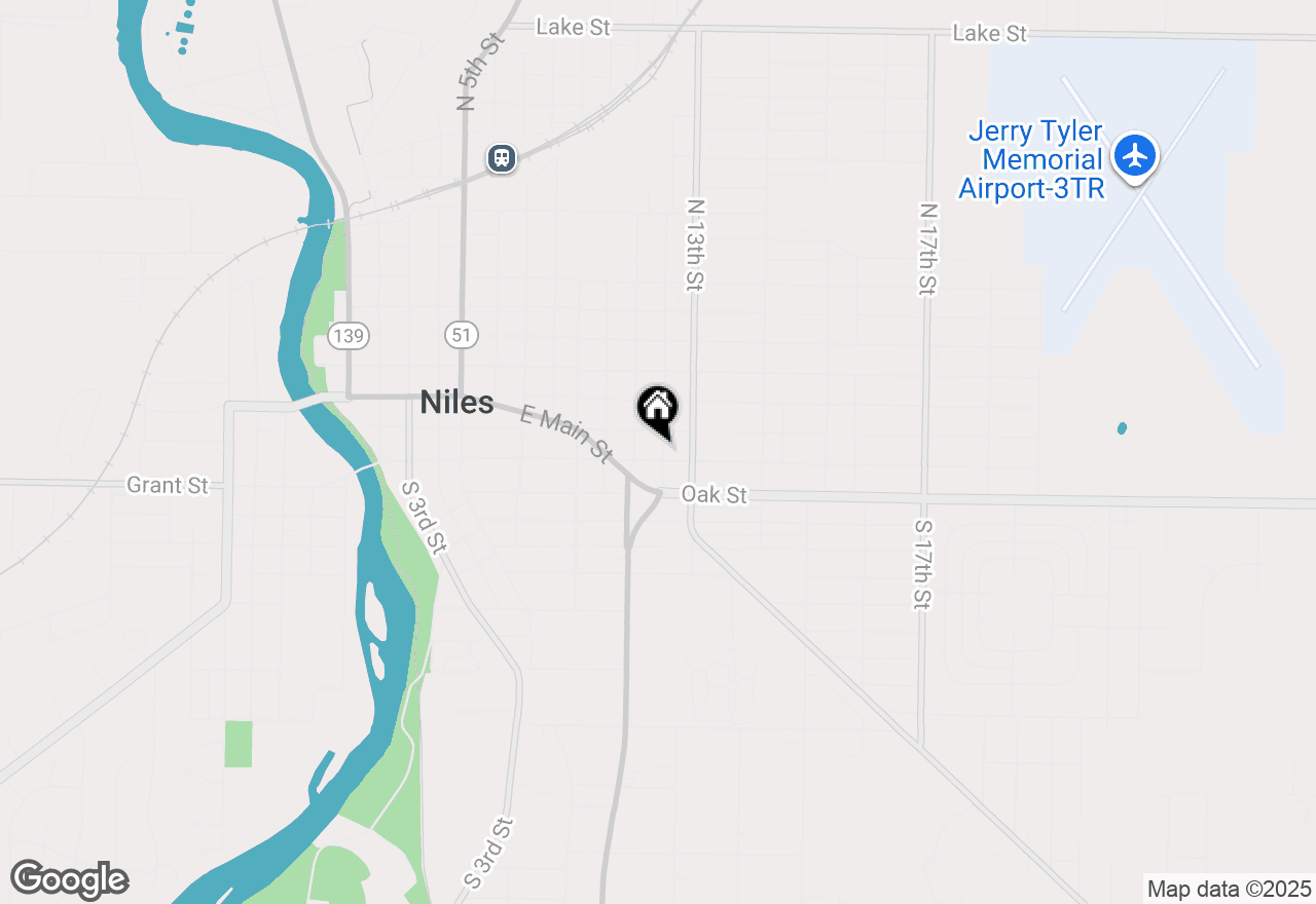 Map of 1121 Broadway, Niles, MI 49120