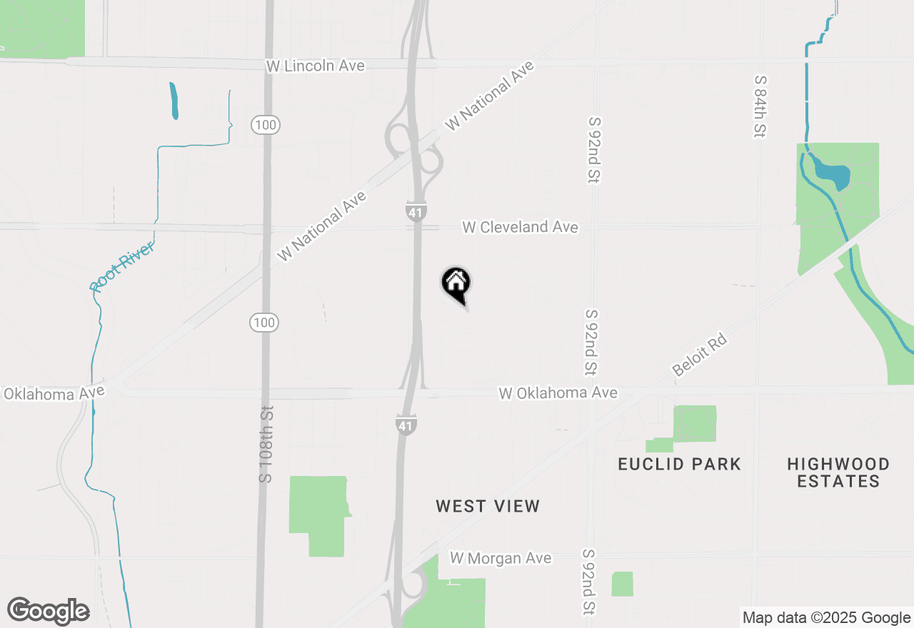 Map of 9833 W Dakota St, West Allis, WI 53227