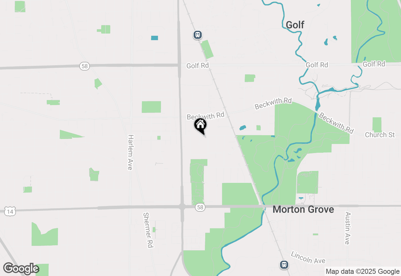 Map of 6817 Church Street, Morton Grove, IL 60053