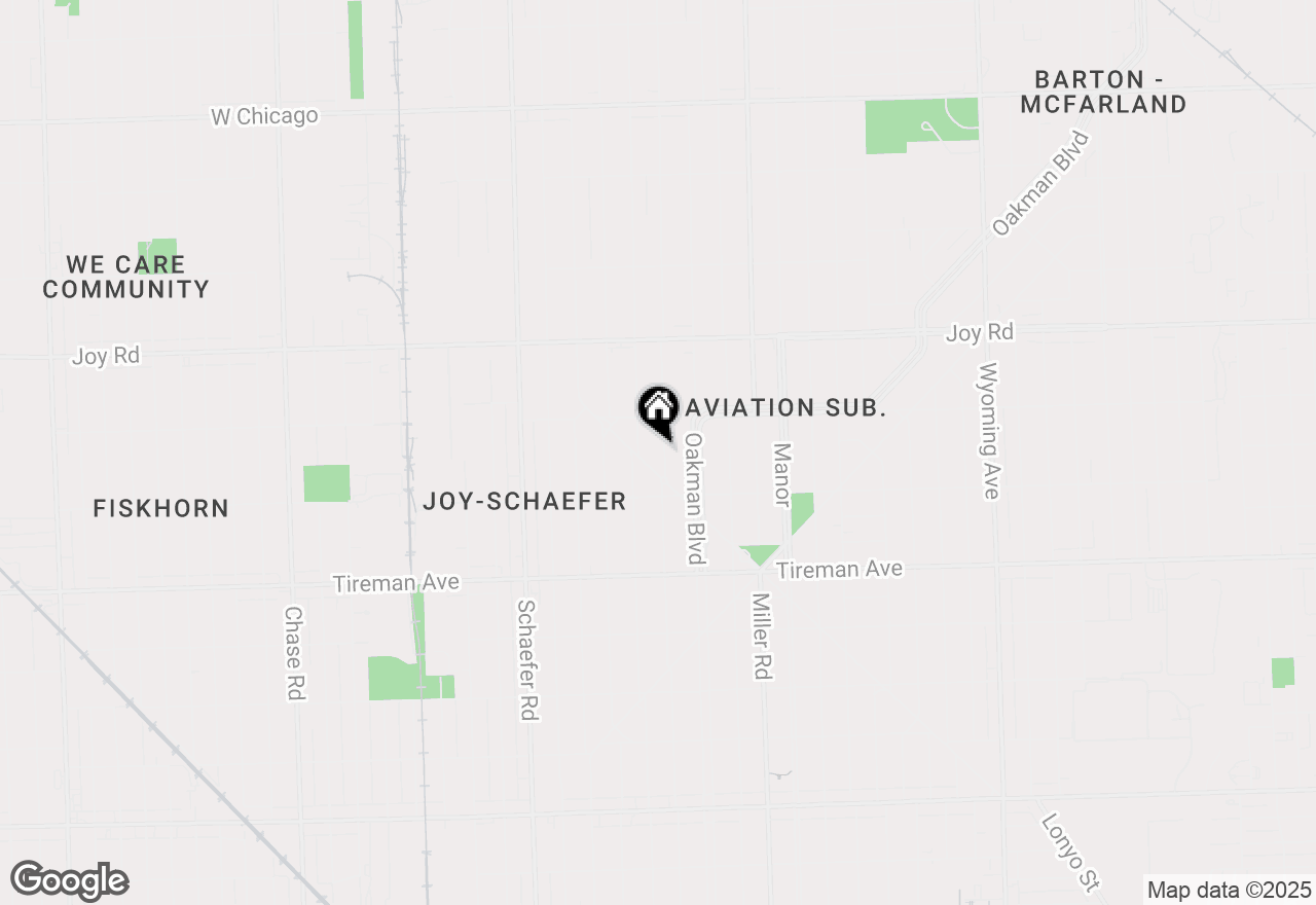 Map of 8301 Sorrento Avenue, Detroit, MI 48228