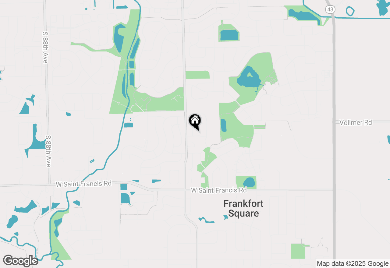 Map of 20027 S Jessica Lane, Frankfort, IL 60423