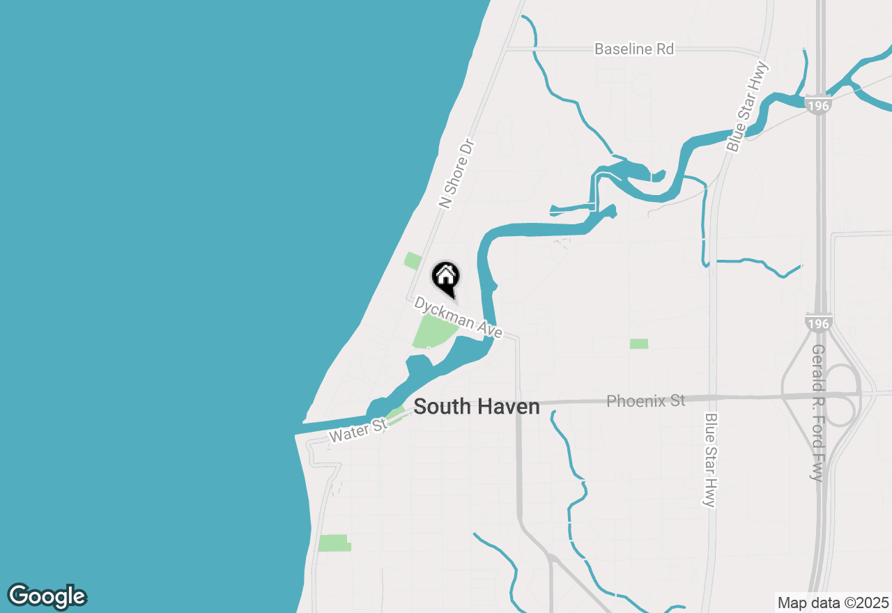 Map of 225 Dyckman Avenue #2, South Haven, MI 49090