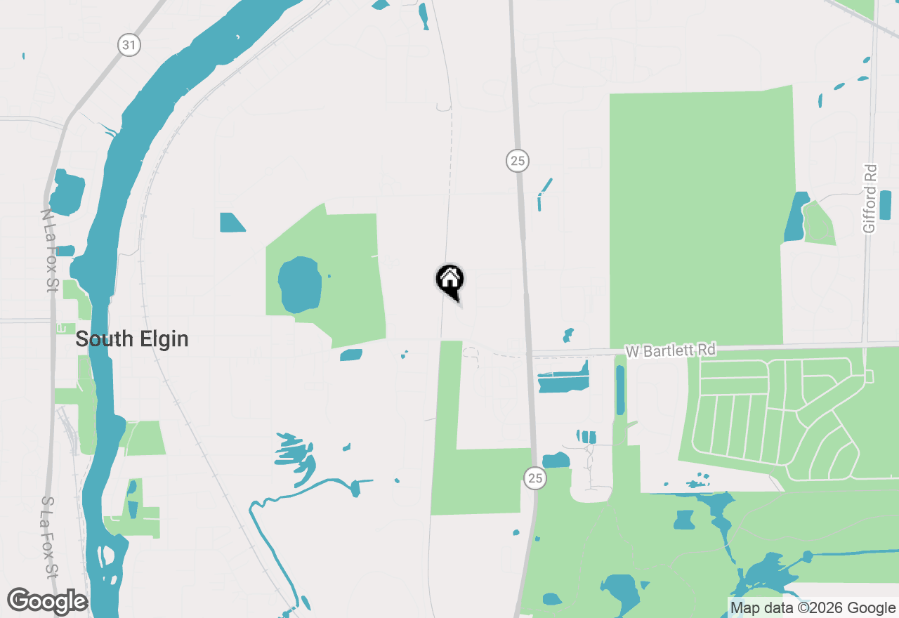Map of (Address confidential), South Elgin, Illinois 60177