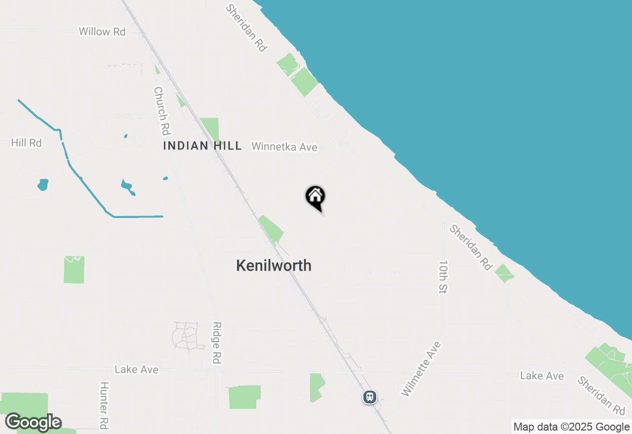 Map of 305 Kenilworth Avenue, Kenilworth, IL 60043