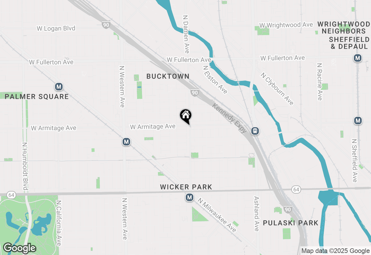 Map of 2015 W Armitage Avenue, Chicago, IL 60647