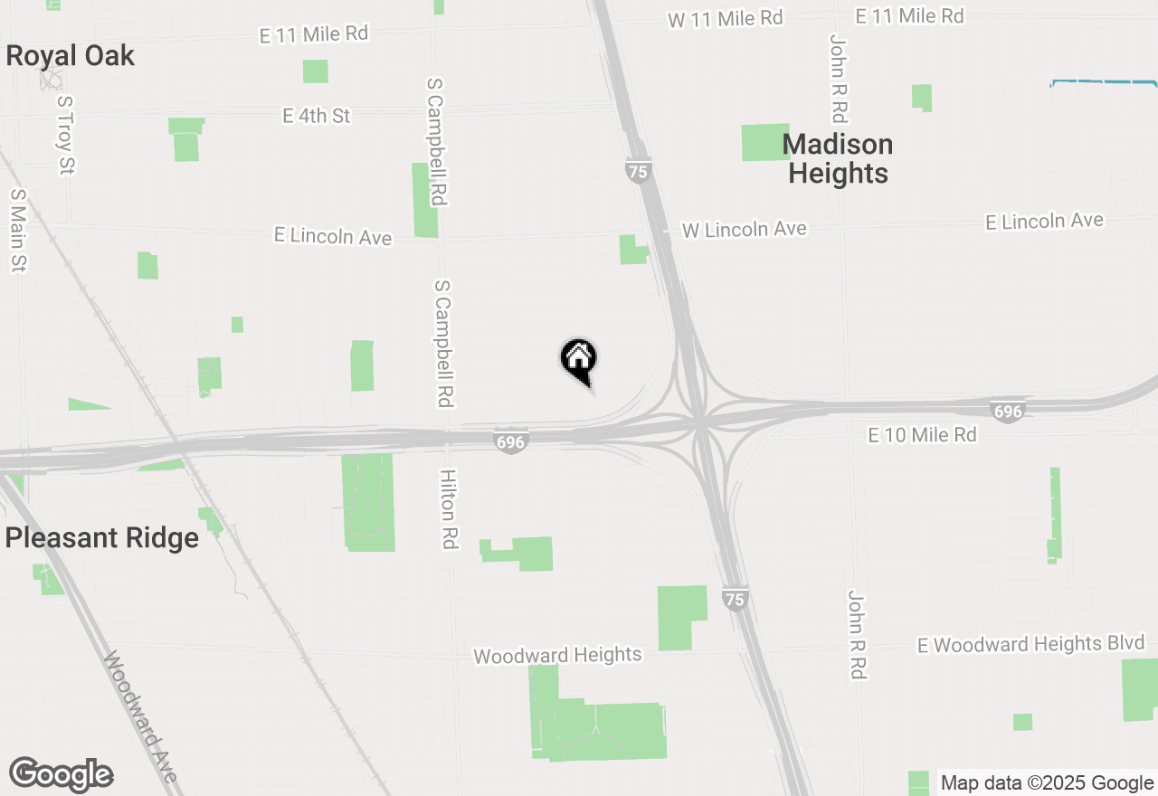 Map of 2225 Guthrie Avenue, Royal Oak, MI 48067