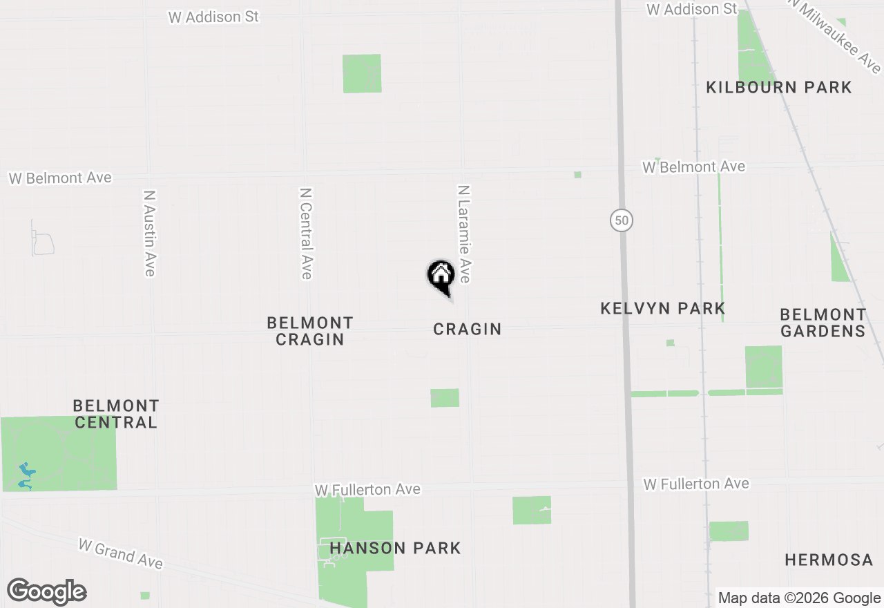 Map of 5238 W Wolfram Street, Chicago, IL 60641