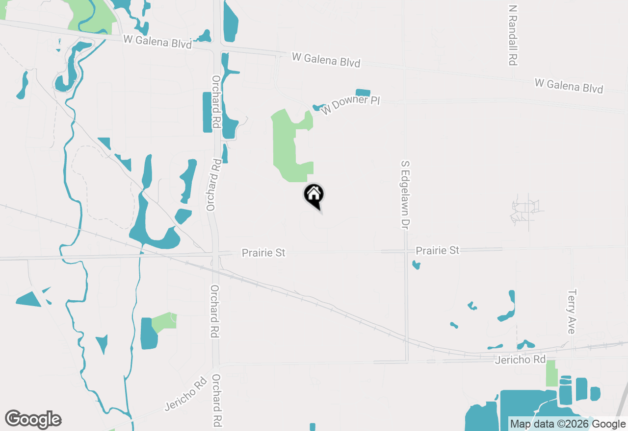 Map of 411 S Constitution Drive, Aurora, IL 60506