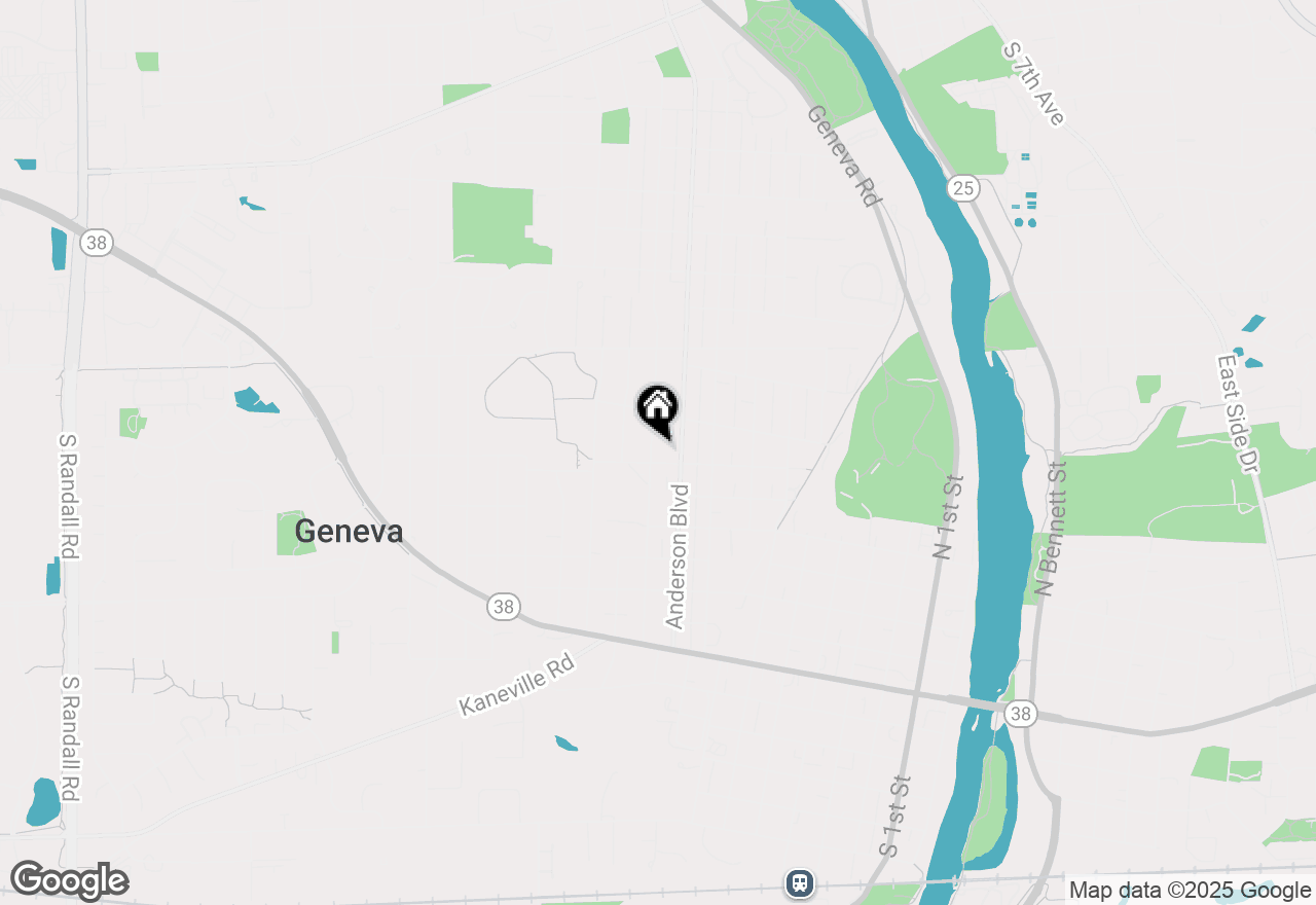 Map of 609 Mckinley Avenue, Geneva, IL 60134