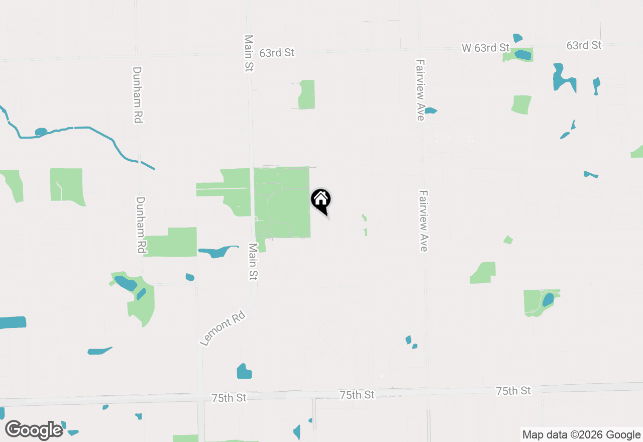 Map of 6825 Meadowcrest Drive, Downers Grove, IL 60516