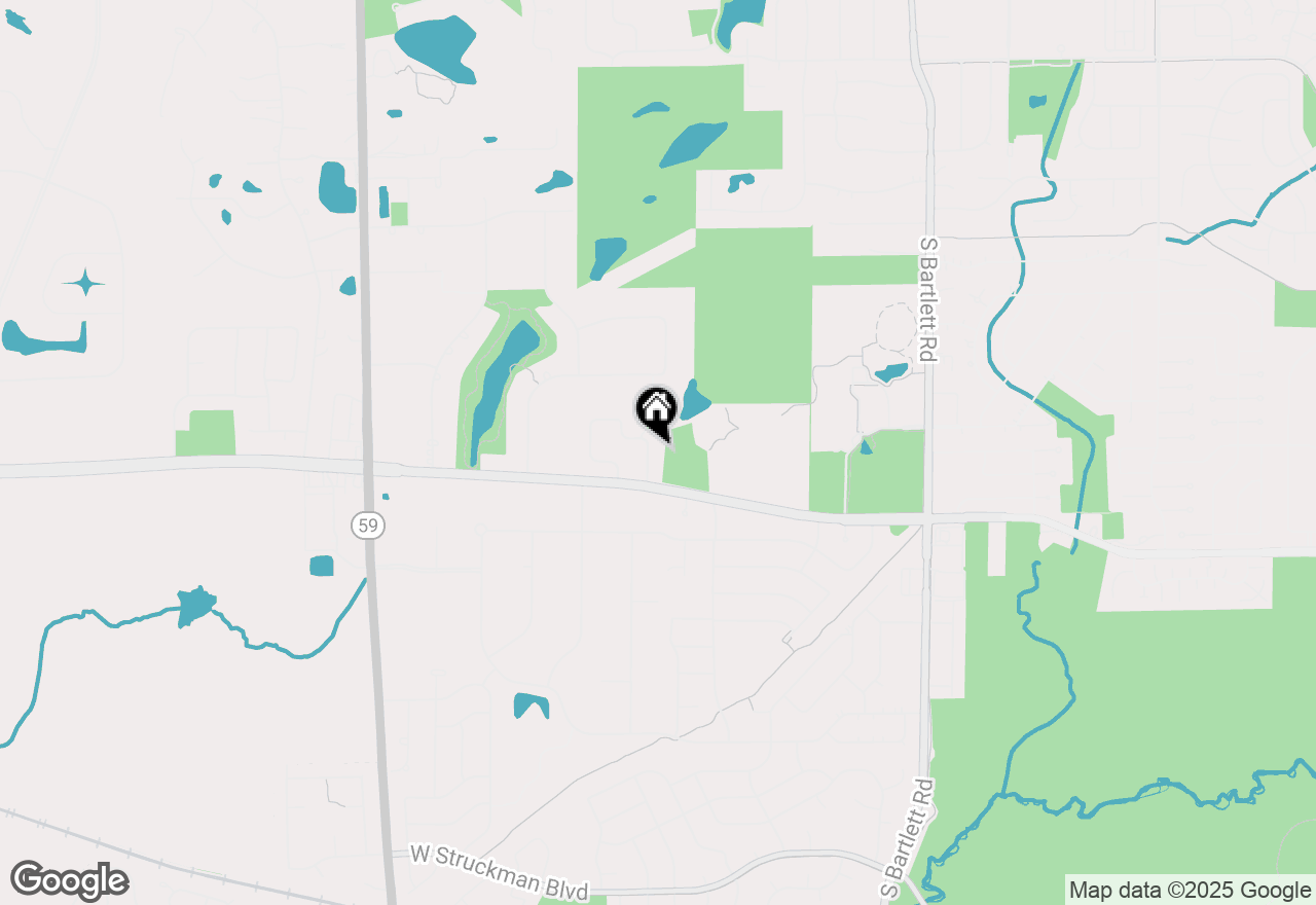 Map of 810 Kent Circle, Bartlett, IL 60103