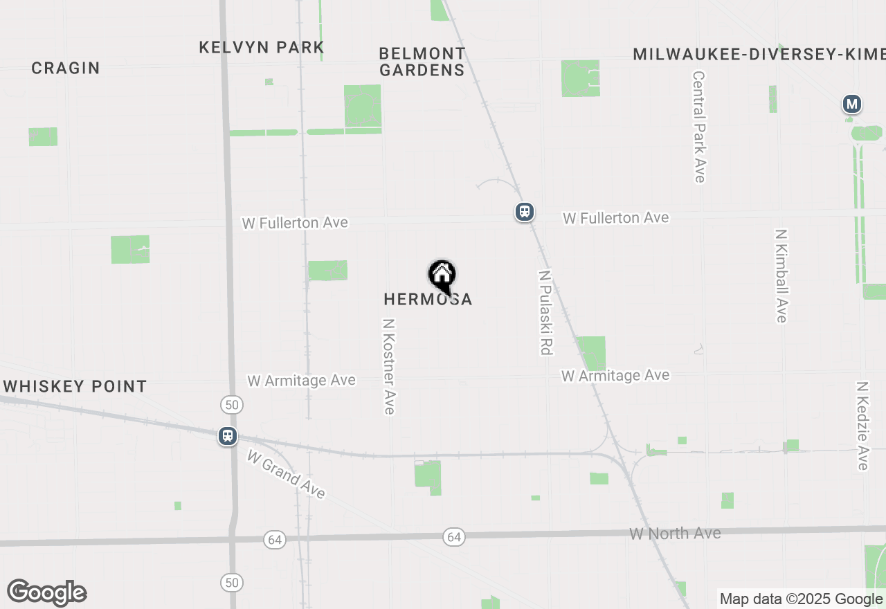 Map of 2152 N Tripp Avenue, Chicago, IL 60639