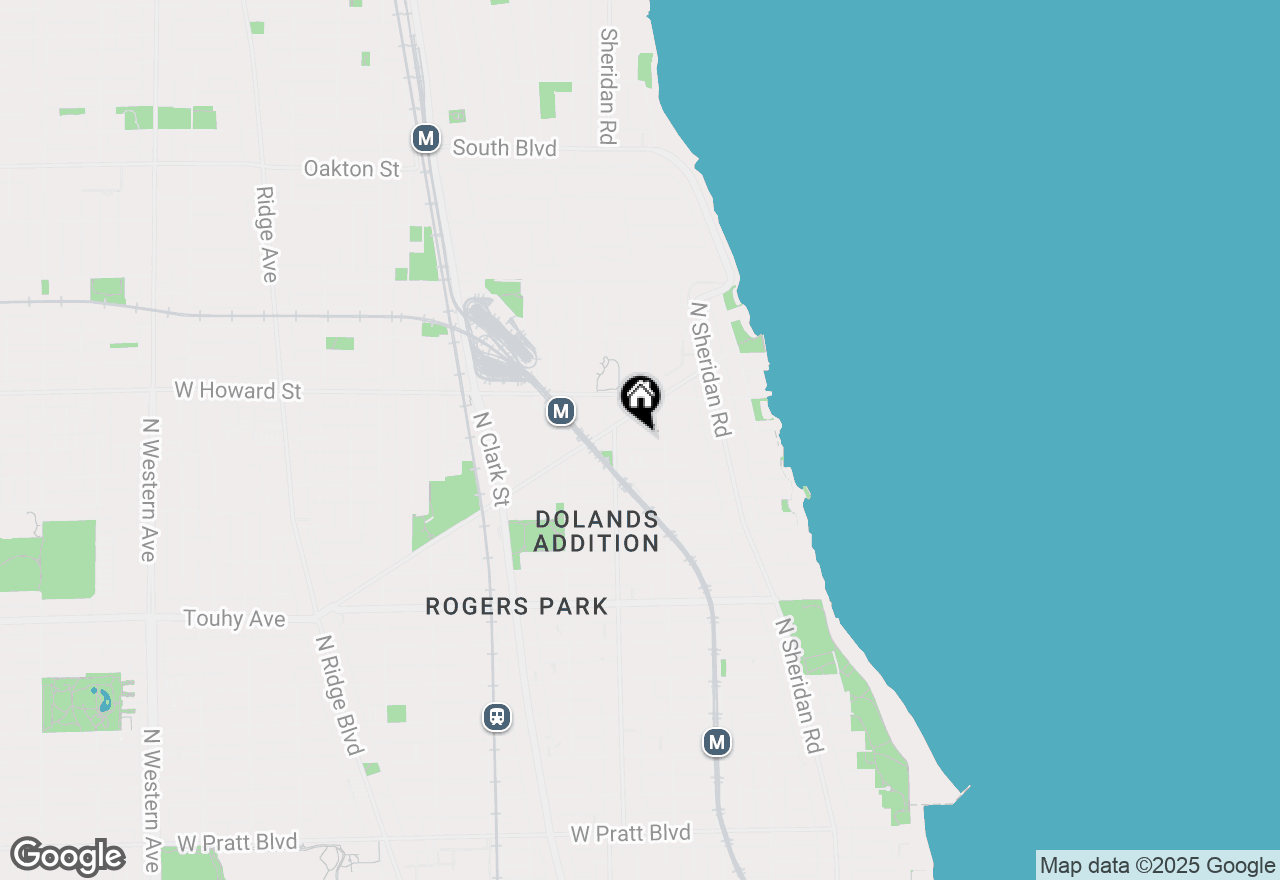 Map of 1525 W Birchwood Avenue, Chicago, IL 60626