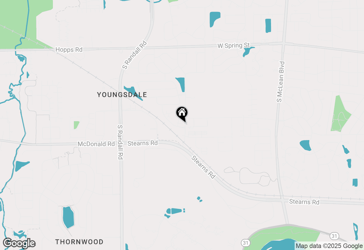 Map of 2401 Daybreak Court, Elgin, IL 60123