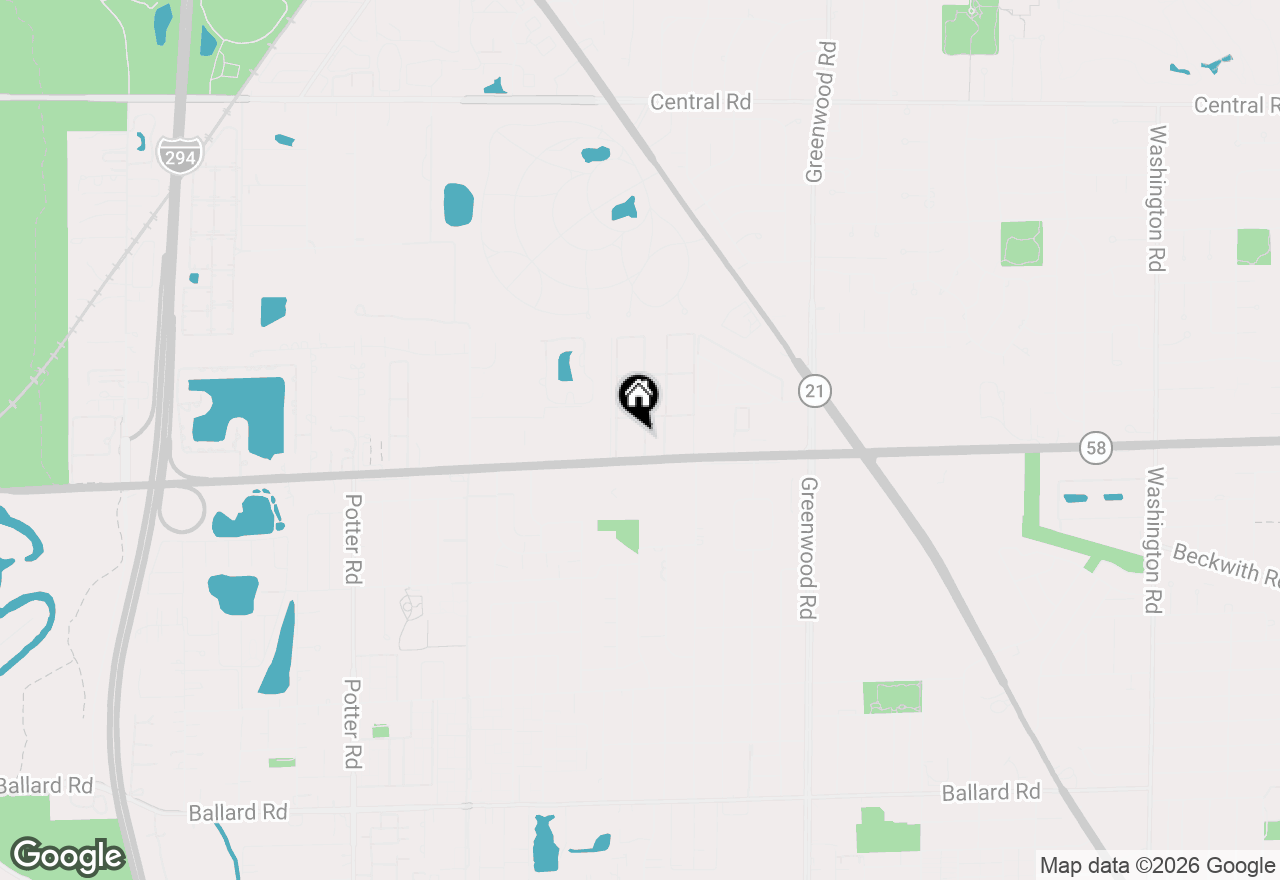 Map of 8896 David Place #201A, Des Plaines, IL 60016