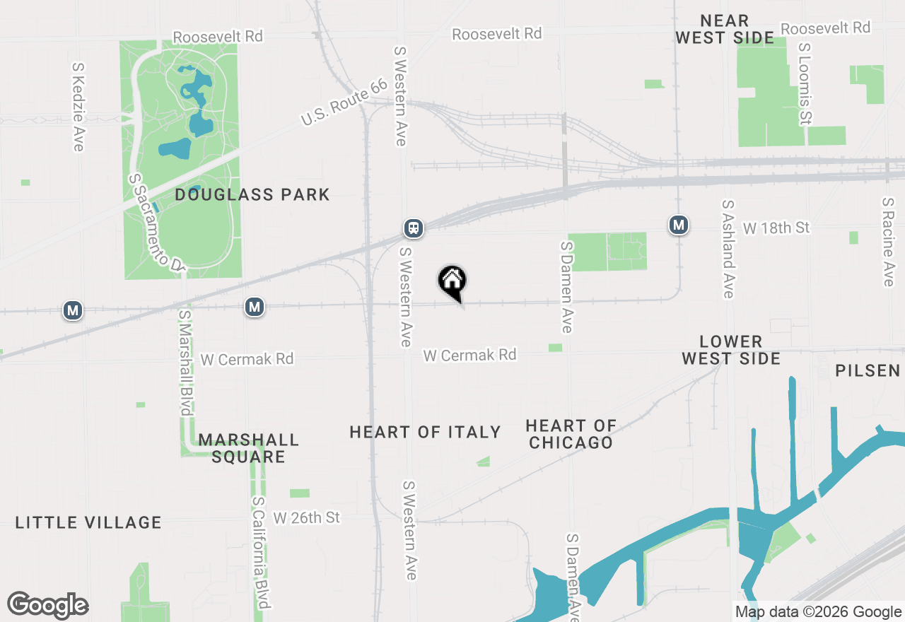 Map of 2252 W 21st Street, Chicago, IL 60608