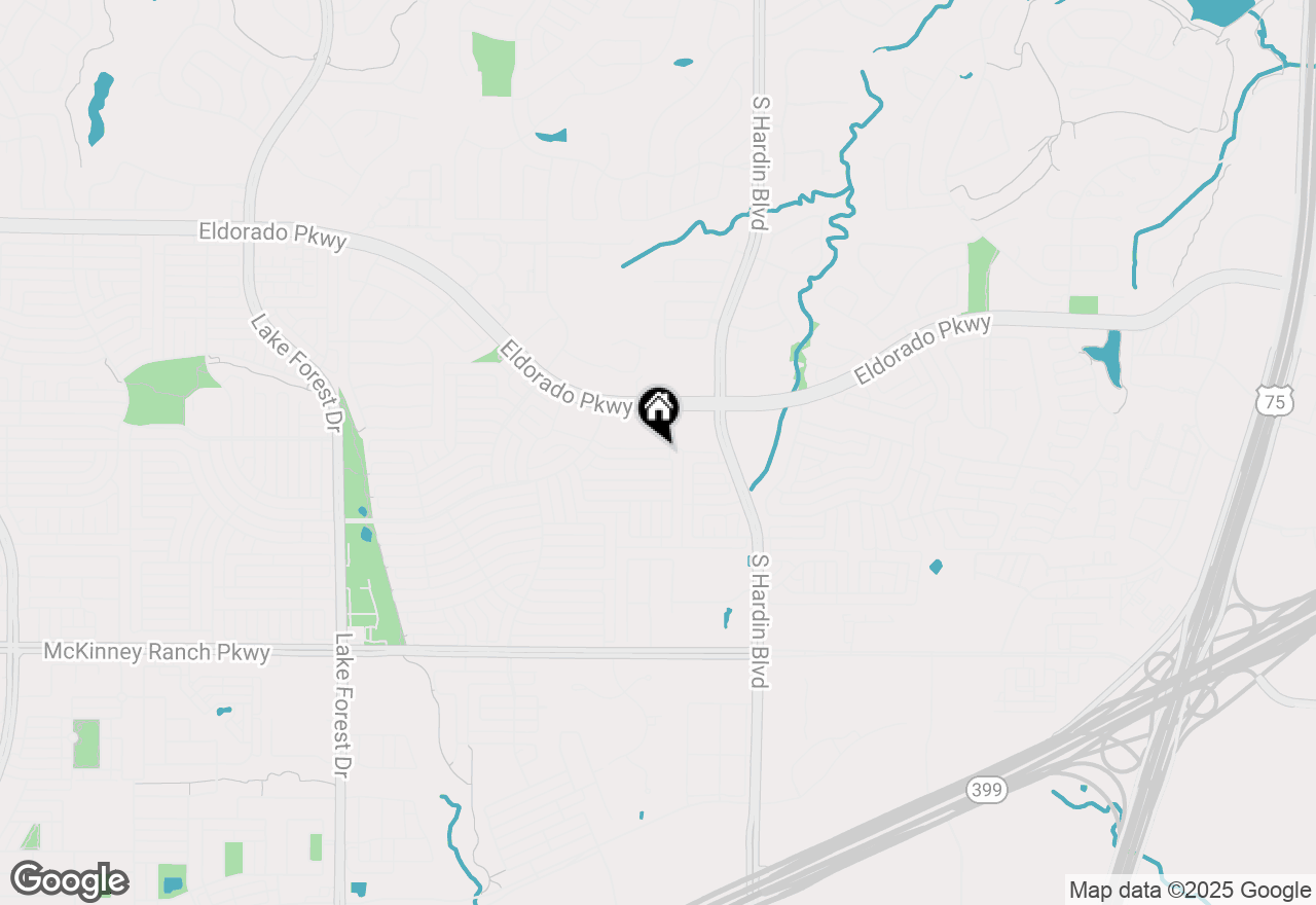 Map of 4406 Cordova Lane, Mckinney, TX 75070