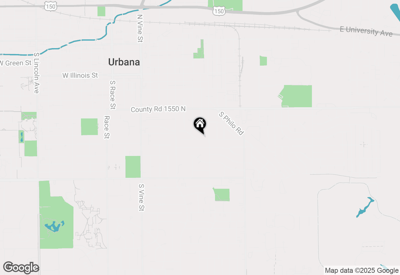 Map of 914 E Fairlawn Drive, Urbana, IL 61801