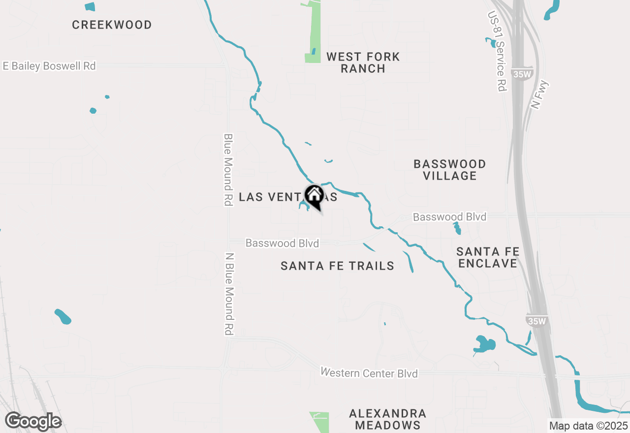 Map of 1844 Rio Costilla Road, Fort Worth, TX 76131