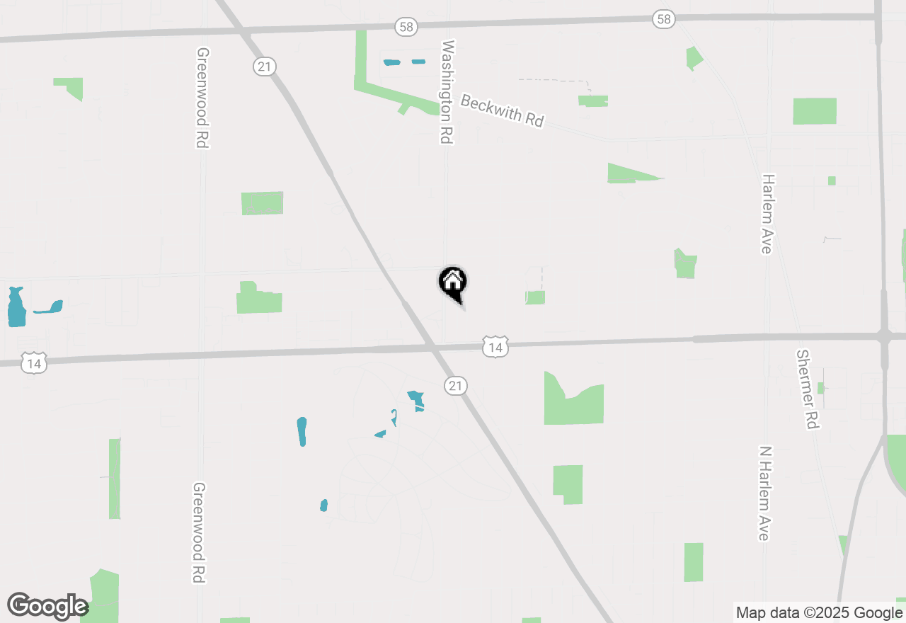 Map of 8853 N Washington Street #A, Niles, IL 60714