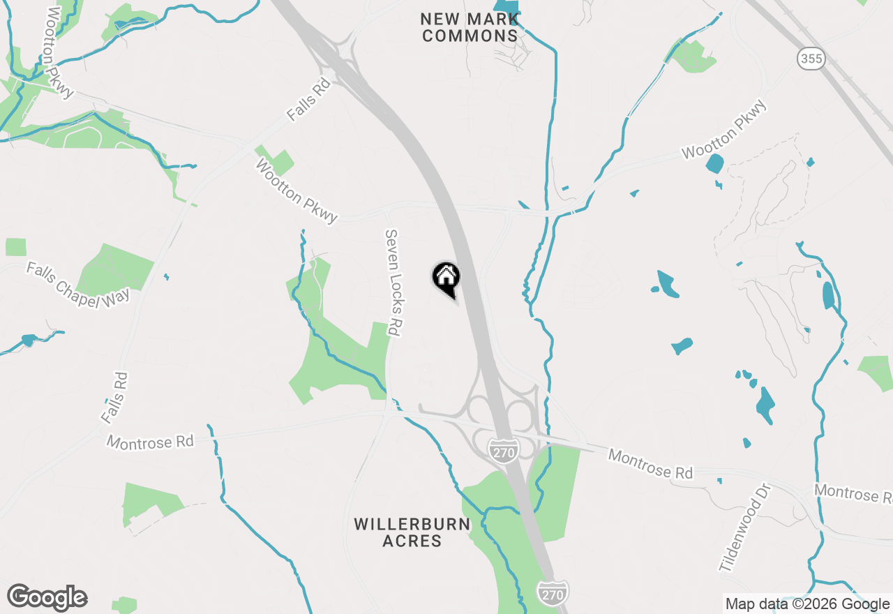 Map of 1121 Fortune Terrace #204, Potomac, MD 20854