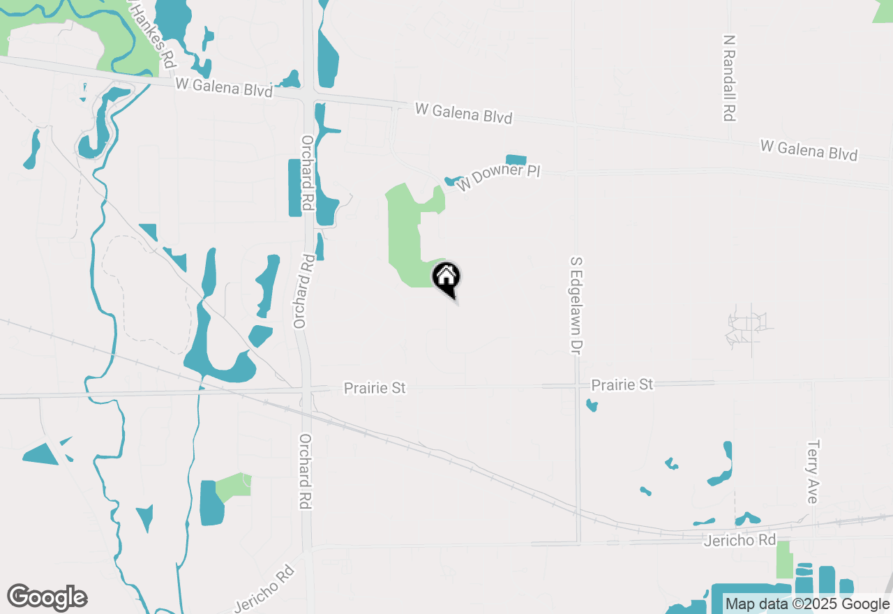 Map of 381 S Constitution Drive, Aurora, IL 60506