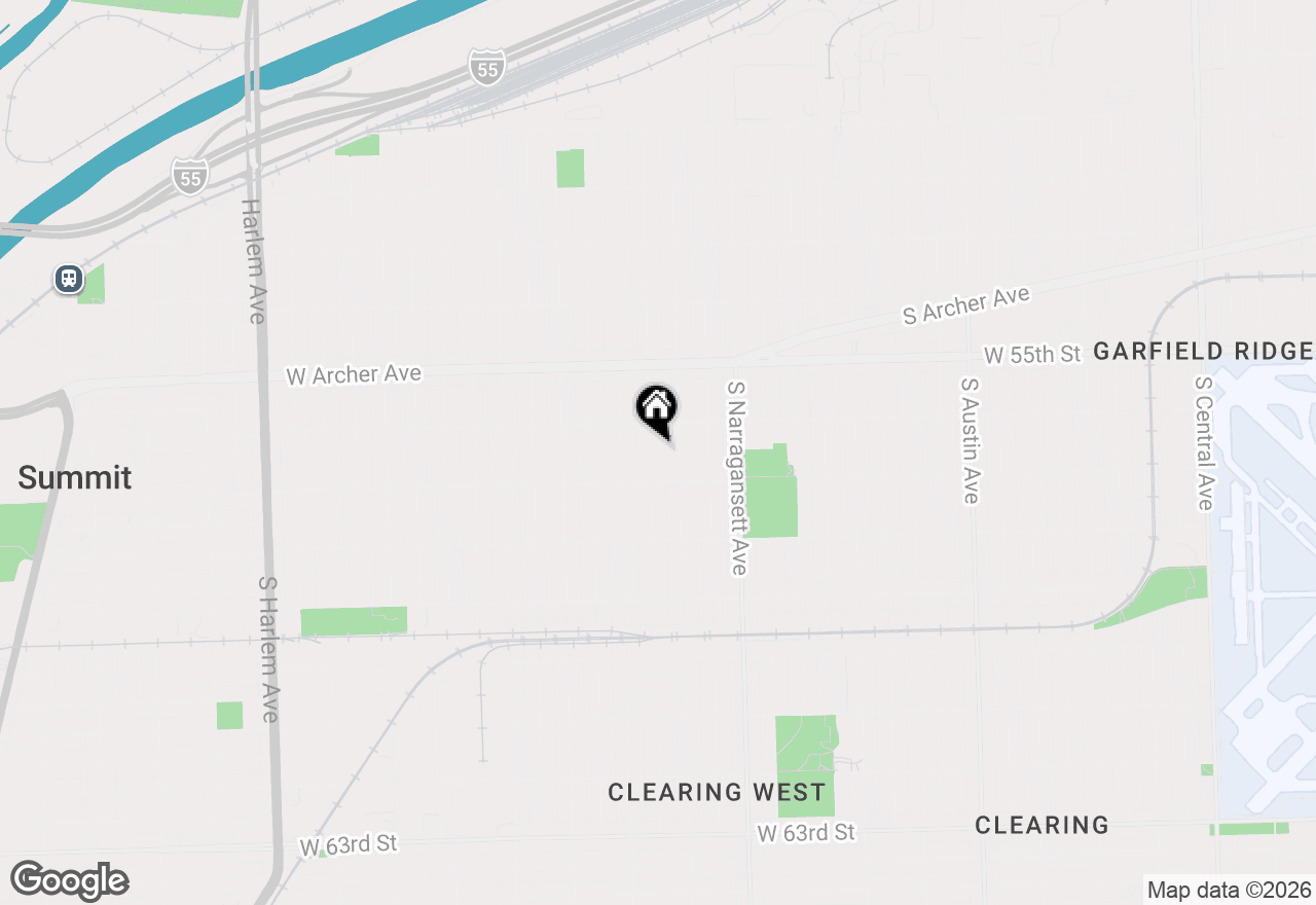 Map of 5627 S Neenah Avenue, Chicago, IL 60638
