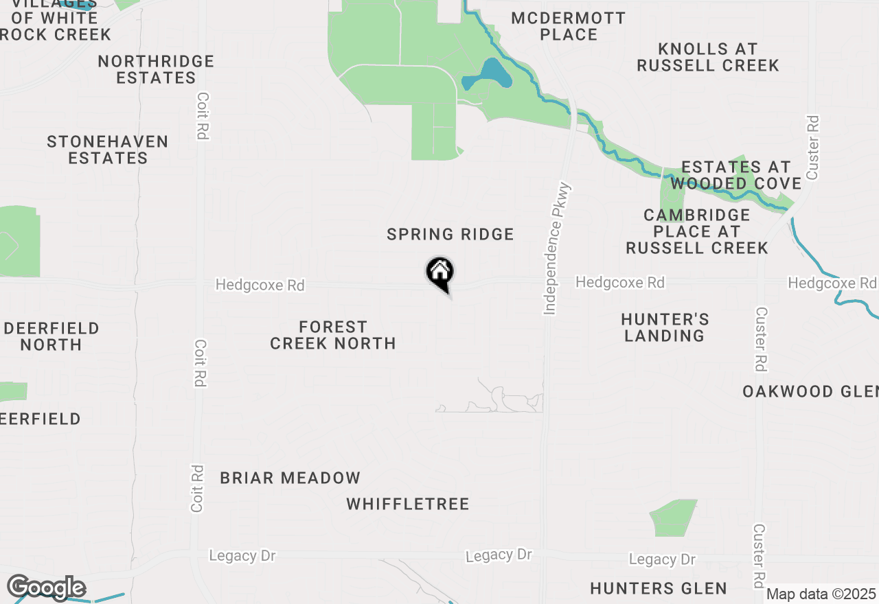 Map of 7913 Aqua Vista Drive, Plano, TX 75025