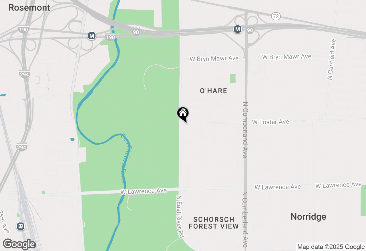 Map of 5159 N East River Road #105C, Chicago, IL 60656