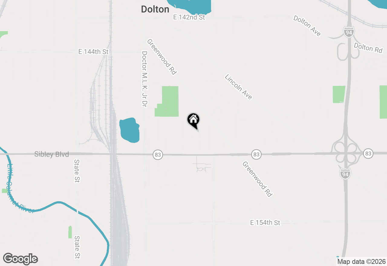 Map of 14832 Langley Avenue, Dolton, IL 60419